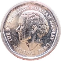 Монета Ямайка 5 долларов 2014