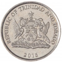 Монета Тринидад и Тобаго 10 центов 2016