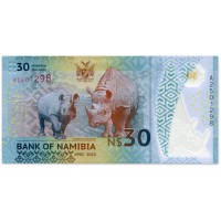 Банкнота Намибия 30 долларов 2010