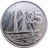 Каймановы острова 25 центов 2002 — 937032354