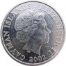 Каймановы острова 25 центов 2002 — 937032354