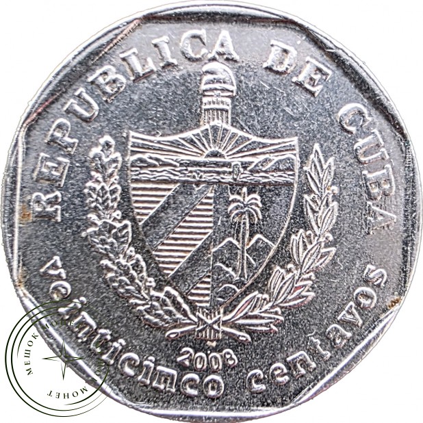 Куба 25 сентаво 2008 — 937046721