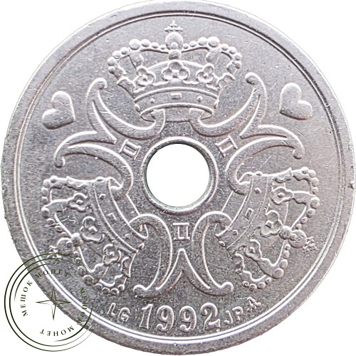 Дания 2 кроны 1992