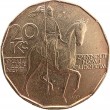 Чехия 20 крон 1993