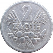 Монета Польша 2 злотых 1958