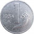Италия 1 лира 1954