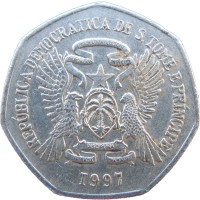 Монета Сан-Томе и Принсипи 2000 добр 1997