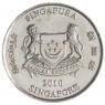 Сингапур 20 центов 2010