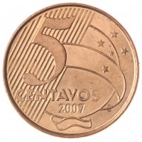 Бразилия 5 сентаво 2007