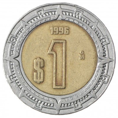 Мексика 1 песо 1996