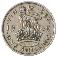 Великобритания 1 шиллинг 1949
