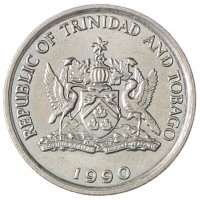 Тринидад и Тобаго 10 центов 1990