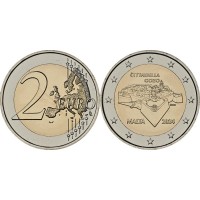 Монета Мальта 2 евро 2024 Город Гозо
