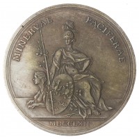 Копия медали в память союза Императора Петра III и короля прусского Фридриха II
