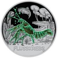 Монета Австрия 3 евро 2019 Рак