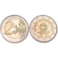Монета Мальта 2 евро 2014 200 лет полиции Мальты