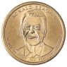 США 1 доллар 2016 Рональд Рейган