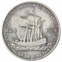 Копия 50 центов 1924 Гугенот