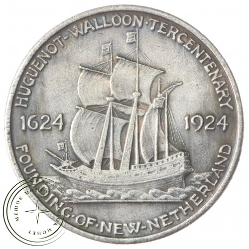Копия 50 центов 1924 Гугенот