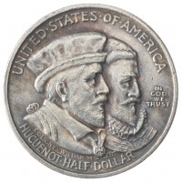 Копия 50 центов 1924 Гугенот