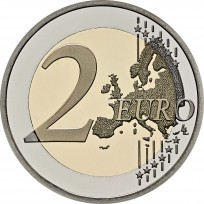 Монако 2 евро 2026 Герцогство Валентинуа