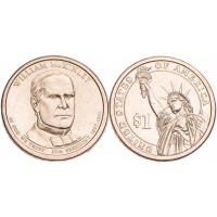 Монета США 1 доллар 2013 Уильям Мак-Кинли