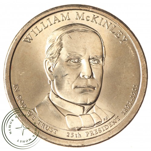 США 1 доллар 2013 Уильям Мак-Кинли — 21713742