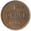 1 пенни 1905