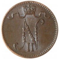 Монета 1 пенни 1905