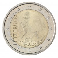 Монета Люксембург 2 евро 2020 принц Чарльз/голограмма