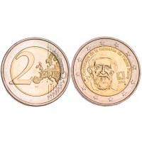 Монета Франция 2 евро 2012 Аббат Пьер