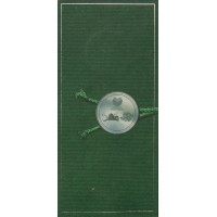 Набор 3 рубля 2001 Сберегательное дело в России 3 монеты в буклете