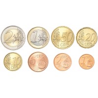 Литва Годовой набор монет евро 2015 (8 шт)