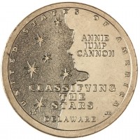США 1 доллар 2019 Классификация Звезд Дэлавэр