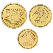 Монета Польша набор грошей 2014