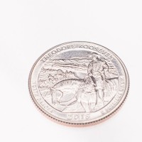 Монета США 25 центов 2016 Национальный парк Теодора Рузвельта