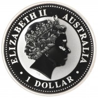Монета Австралия 1 доллар 2006 Год Собаки