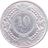 Антильские острова 10 центов 1998