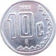 Мексика 10 сентаво 1999