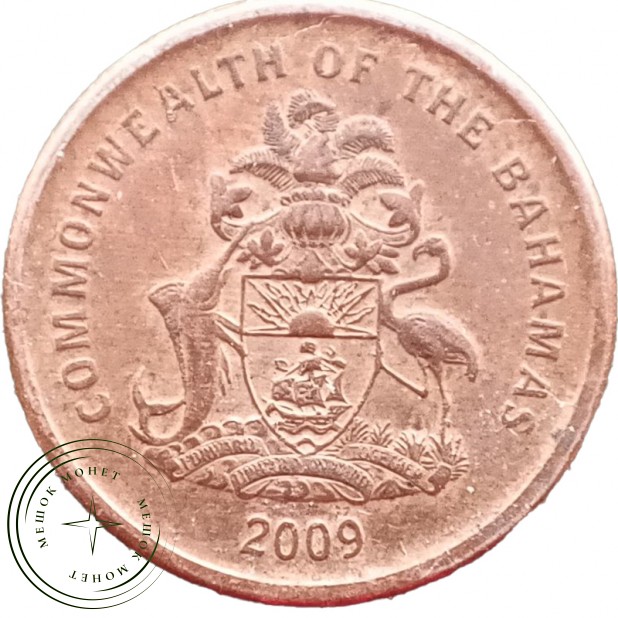 Багамы 1 цент 2009