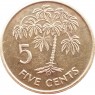 Сейшелы 5 центов 2003