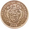 Сейшелы 5 центов 2003