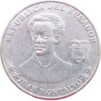 Монета Эквадор 5 сентаво 2000