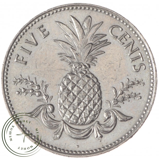 Багамы 5 центов 2000