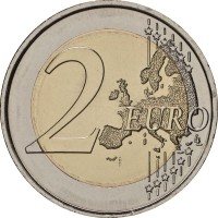 Монета Португалия 2 евро 2024 Революция гвоздик 1974 года