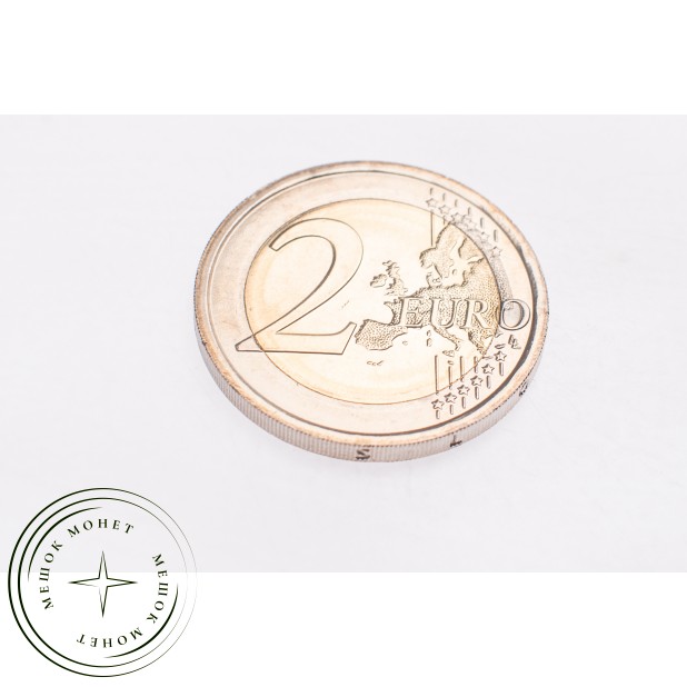 Литва 2 евро 2015 30 лет Флагу Европы