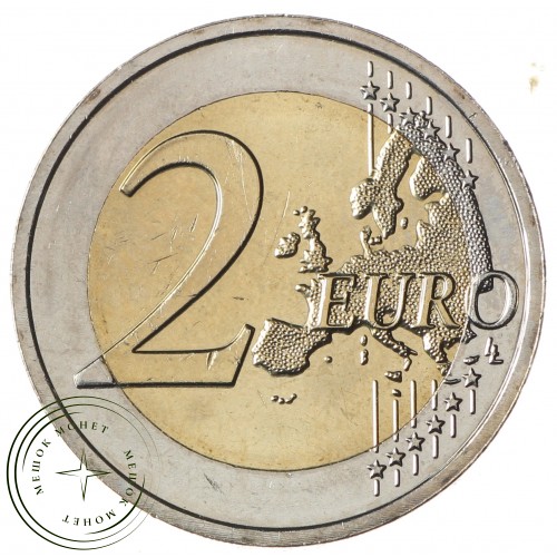 Литва 2 евро 2015 30 лет Флагу Европы — 39429935