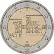 Германия 2 евро 2025 Единство