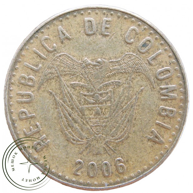 Колумбия 100 песо 2006