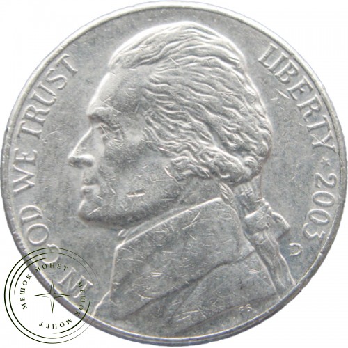 США 5 центов 2003 D — 937032404